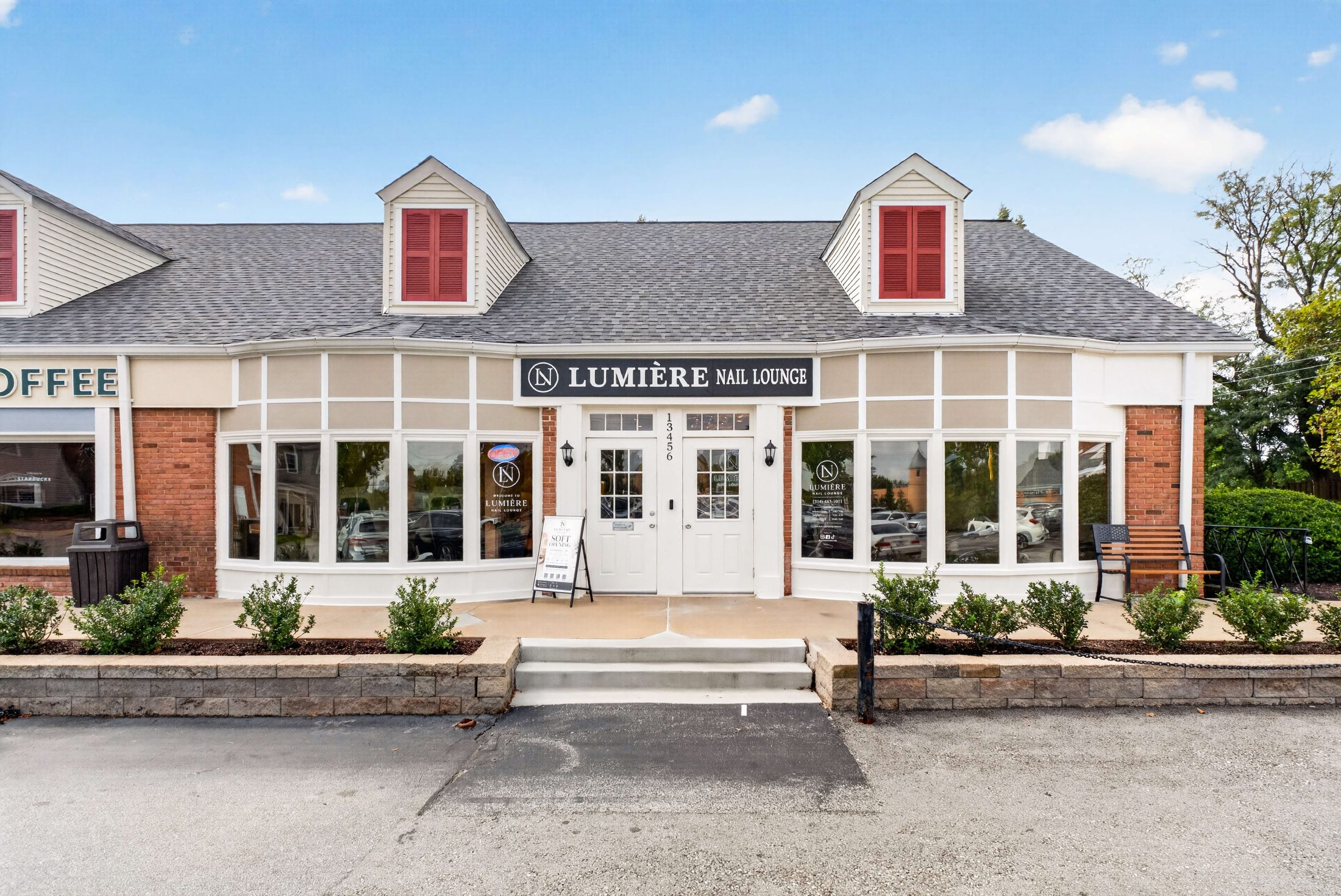 The Lumière Nail Lounge storefront on Clayton Road